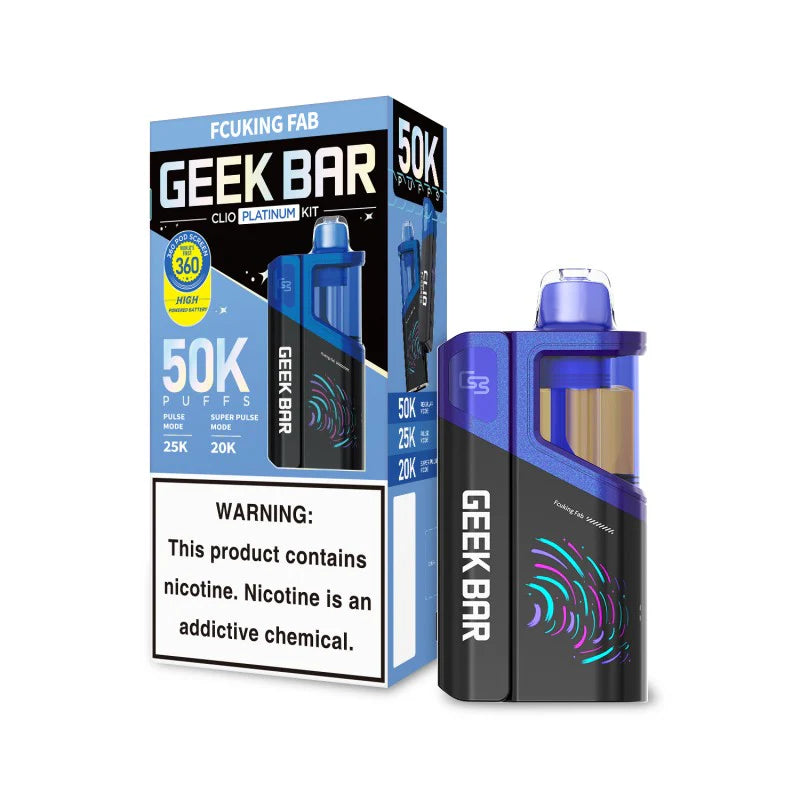 Geek Bar Clio Kit Disposable Geek Bar Clio Fcuking Fab 50000+ / 5%(50mg)