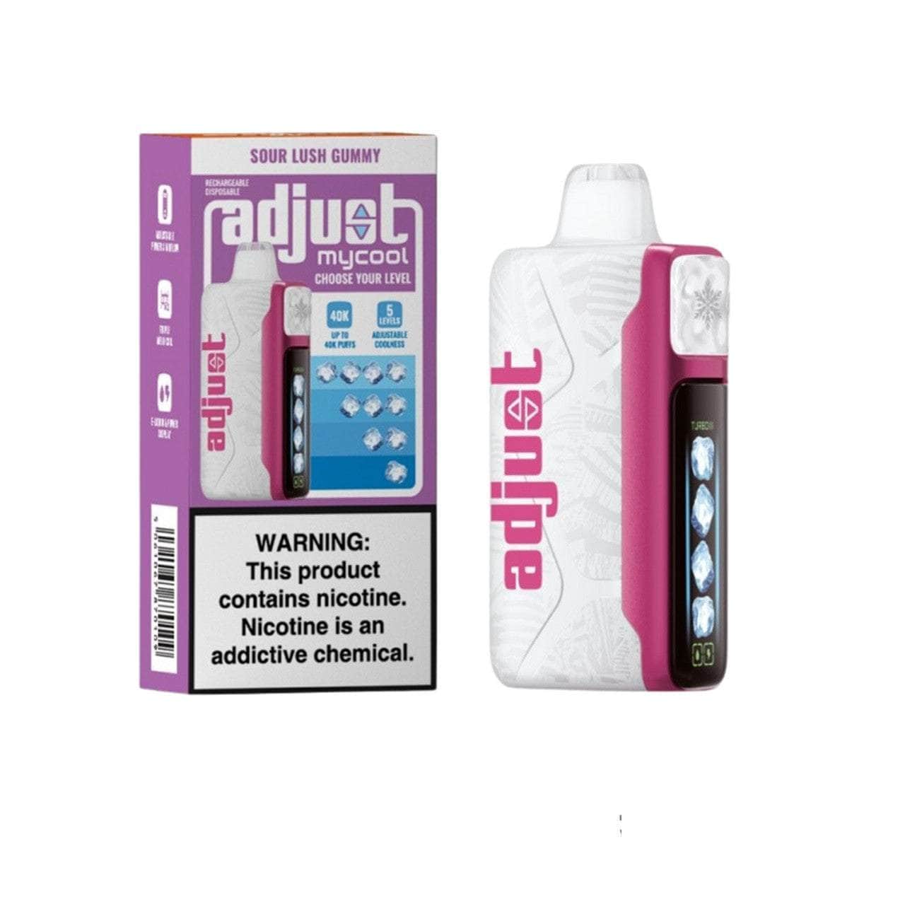 Adjust MyCool 40k 5% by Lost Mary Disposables Sour Lush Gummy / 40000+ / 5% (50mg)