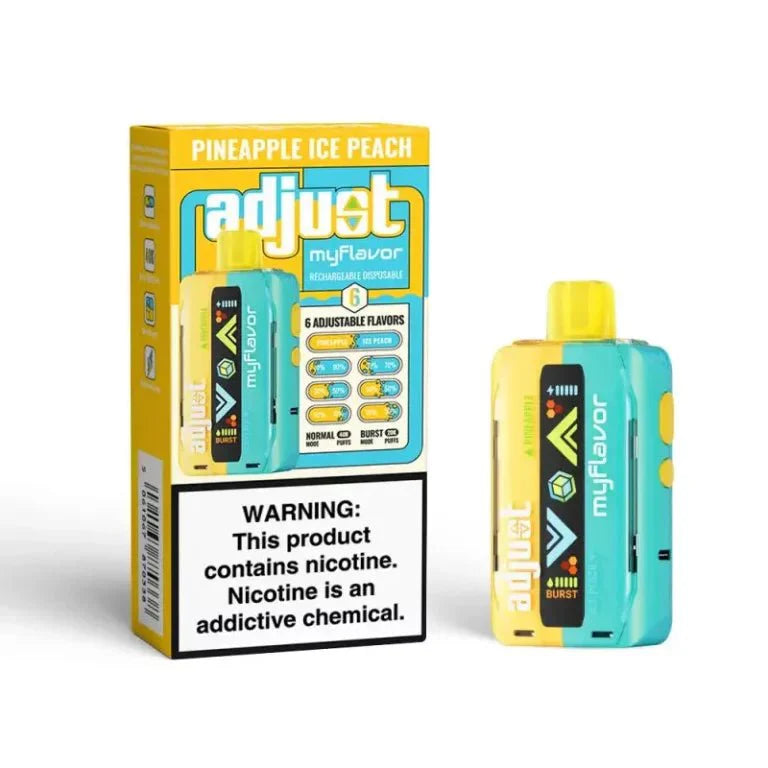 Adjust MyFlavor 40k 5% by Lost Mary Disposables Pineapple Ice Peach / 40000+ / 5% (50mg)