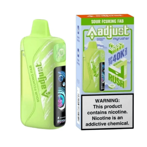 Adjust MyRusher 40k 5% Adjust Disposables Sour Fcuking Fab / 40000+ / 5% (50mg)