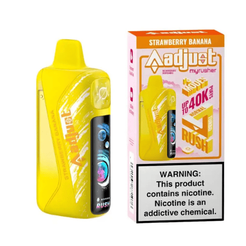 Adjust MyRusher 40k 5% Adjust Disposables Strawberry Banana / 40000+ / 5% (50mg)
