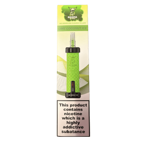 Booma Hookah Max 50k 0.5% Booma Disposables Lime Coconut Ice / 50000+ / 0.5% (5mg)