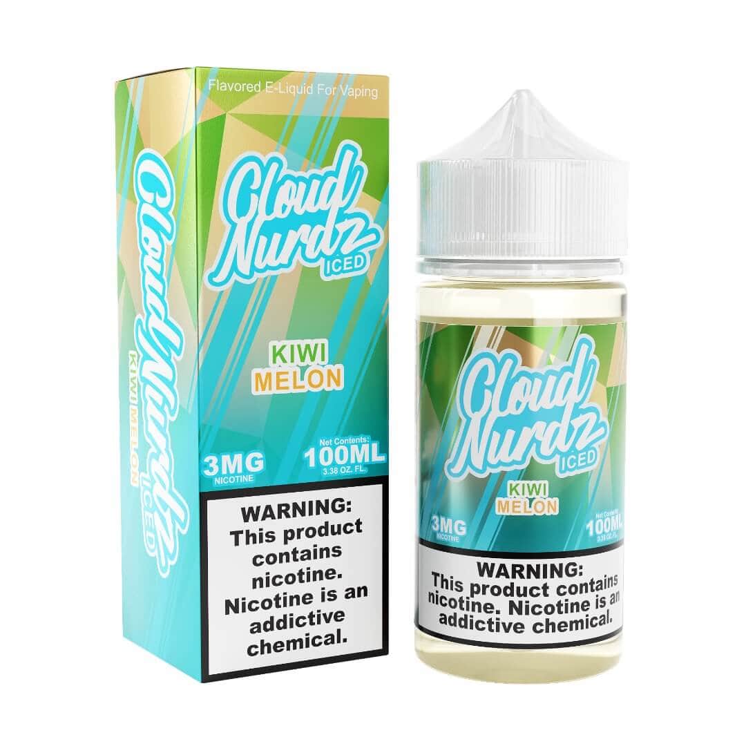 Cloud Nurdz Iced 100mL Cloud Nurdz E-Juice Iced Kiwi Melon / 3mg / 100mL