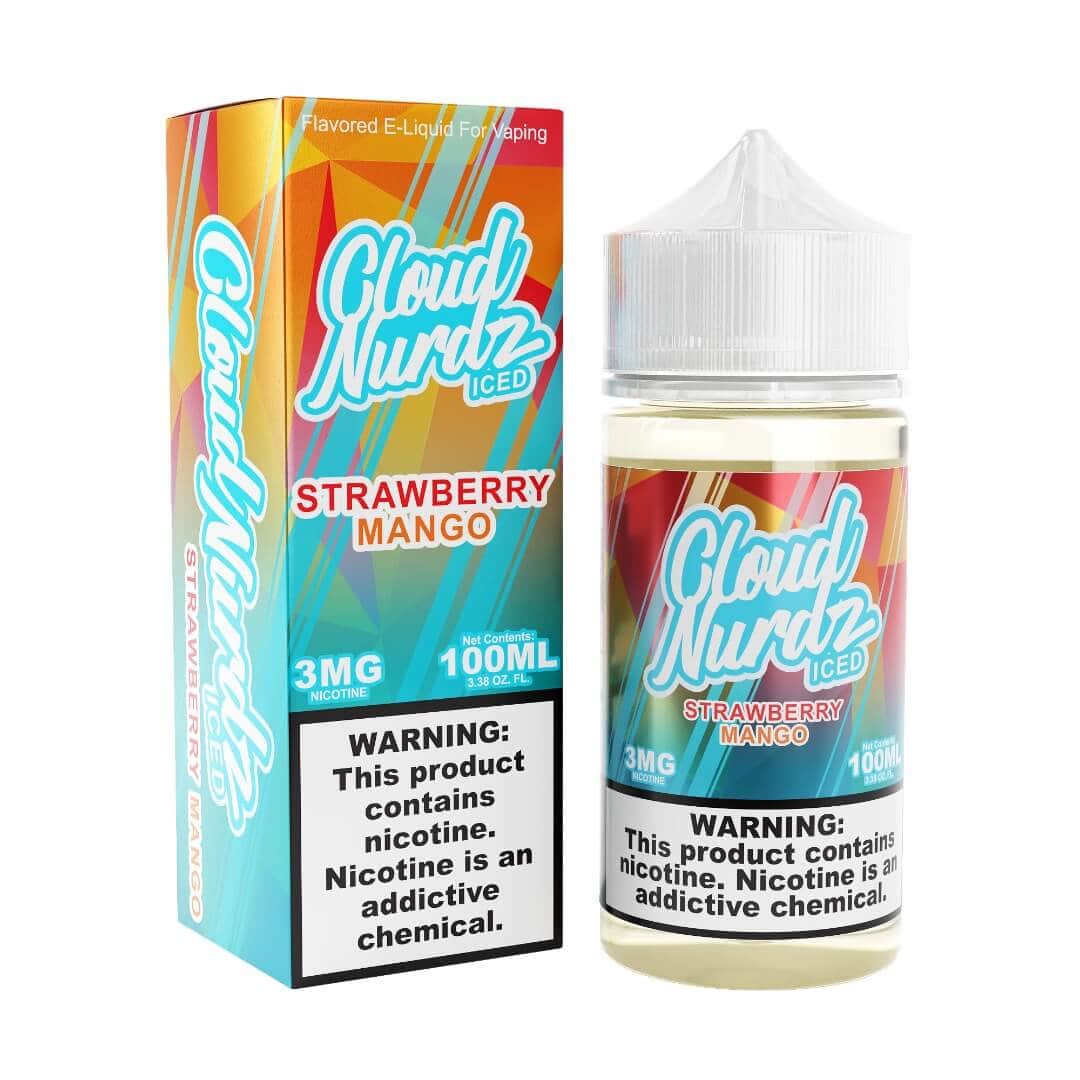 Cloud Nurdz Iced 100mL Cloud Nurdz E-Juice Iced Strawberry Mango / 3mg / 100mL