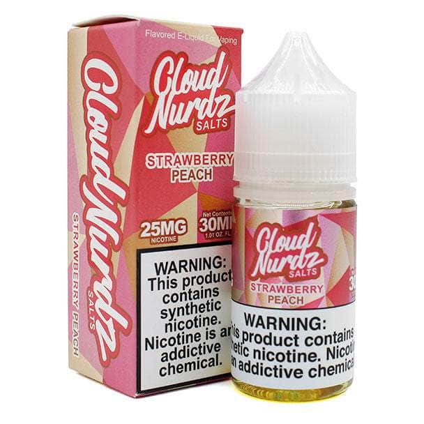 Cloud Nurdz Salt 30mL Cloud Nurdz Nicotine Salt Premiums Strawberry Peach / 25mg