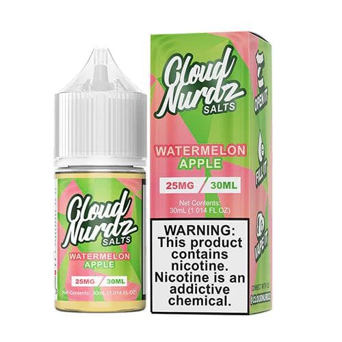 Cloud Nurdz Salt 30mL Cloud Nurdz Nicotine Salt Premiums Watermelon Apple / 25mg