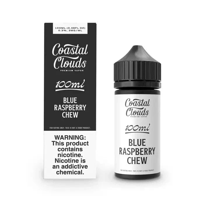 Coastal Clouds 100mL Coastal Clouds E-Juice Blue Raspberry Chew / 3mg / 100mL