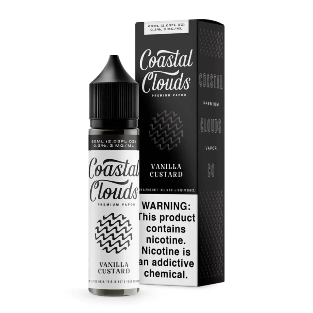 Coastal Clouds desserts 60mL Coastal Clouds E-Juice Vanilla Custard Coastal Clouds / 0mg / 60mL