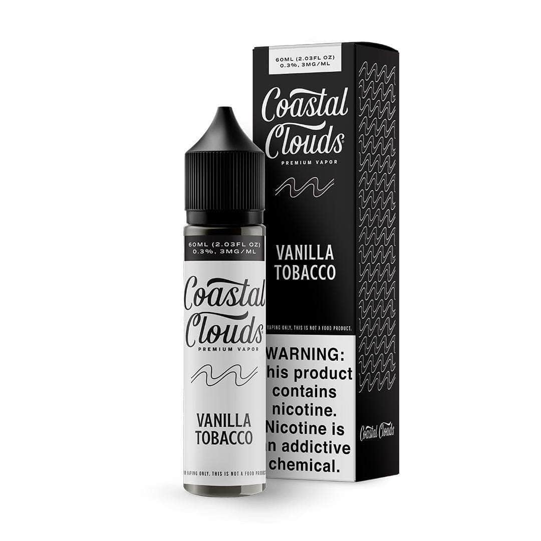 Coastal Clouds desserts 60mL Coastal Clouds E-Juice Vanilla Tobacco / 0mg / 60mL