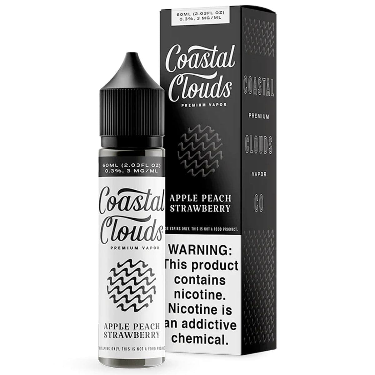 Coastal Clouds fruits 60mL Coastal Clouds E-Juice Apple Peach Strawberry Coastal Clouds / 3mg / 60mL