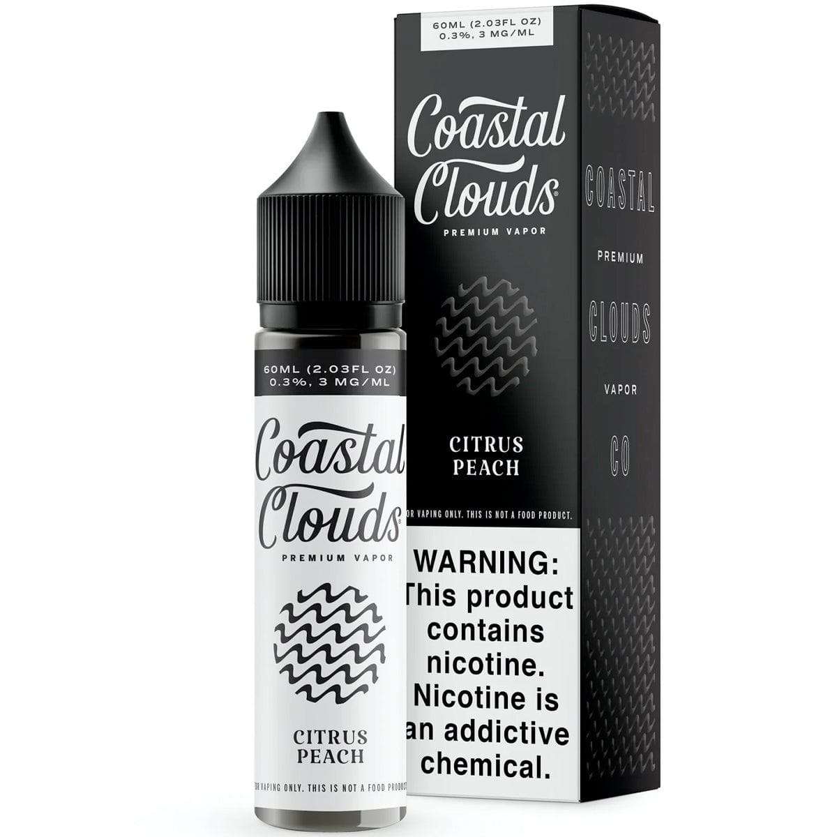 Coastal Clouds fruits 60mL Coastal Clouds E-Juice Citrus Peach Coastal Clouds / 3mg / 60mL