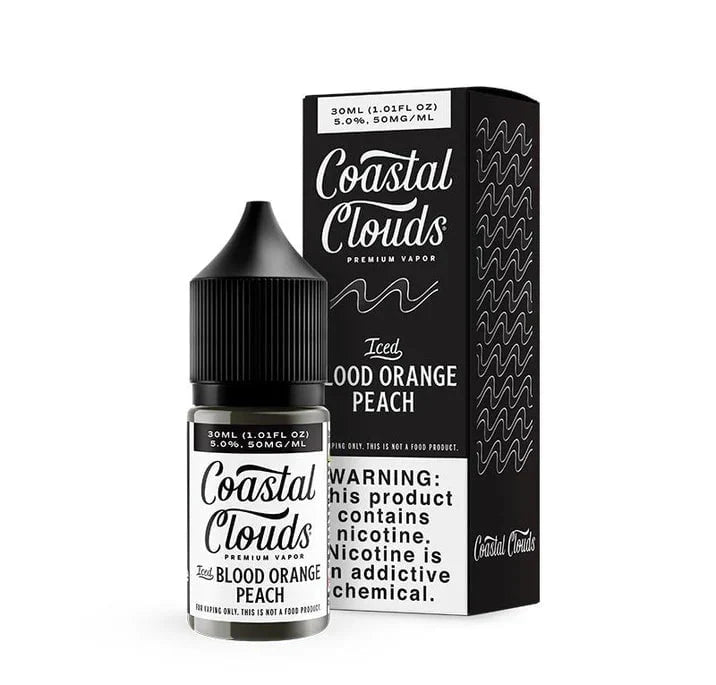 Coastal Clouds Salts 30mL Coastal Clouds Nic Salt Juice Iced Blood Orange Peach / 35mg & 50mg / 30mL