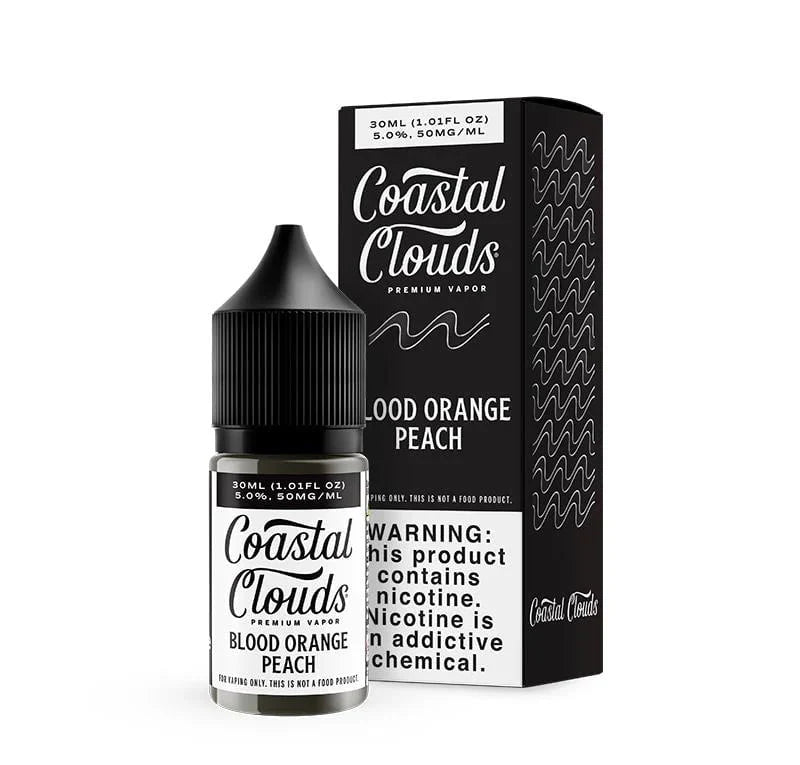 Coastal Clouds Salts 30mL Coastal Clouds Nicotine Salt Juice Blood Orange Peach / 35mg