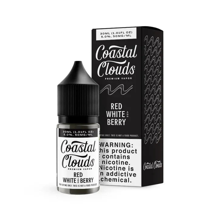 Coastal Clouds Salts 30mL Coastal Clouds Nic Salt Juice Red White and Berry / 35mg & 50mg / 30mL