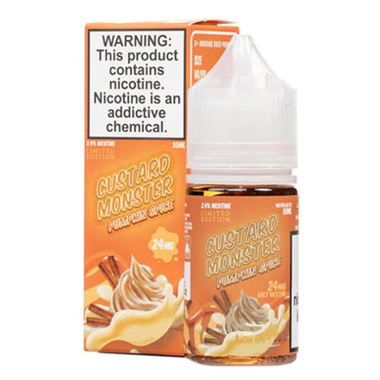 Custard Monster Salts 30mL Monster Labs Nicotine Salt Juice Pumpkin Spice