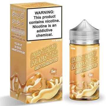 Custard Monster 100mL Monster Labs E-Juice Butterscotch / 3mg / 100mL
