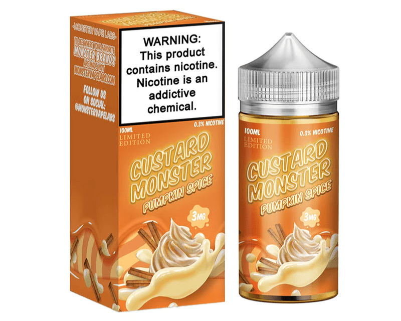 Custard Monster 100mL Monster Labs E-Juice Pumpkin Spice / 3mg / 100mL