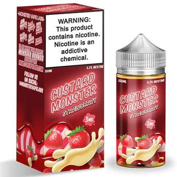Custard Monster 100mL Monster Labs E-Juice Strawberry / 3mg / 100mL