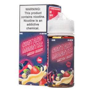 Custard Monster Salts 30mL Monster Labs Nicotine Salt Juice Mixed Berry