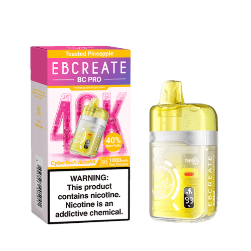 EBCreate BC Pro 40k 5% Rechargeable Disposable EBCreate Disposables Toasted Pineapple / 40000+ / 5%(50mg)