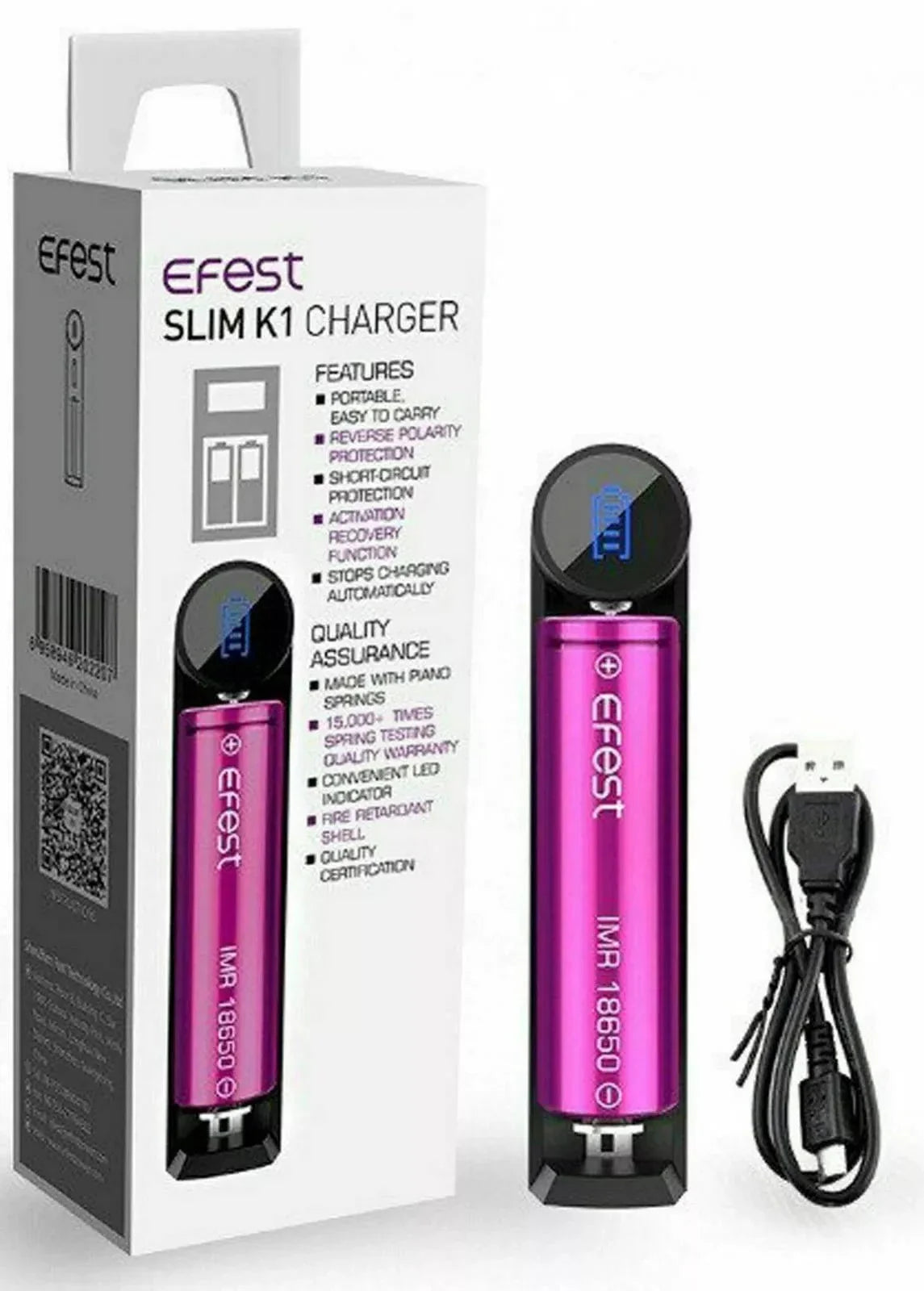 Efest Slim K1 Charger eFest Batteries & Chargers