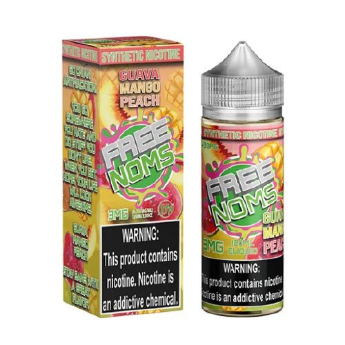 FreeNoms 120mL e-Juice Nomenon e-Juice Guava Mango Peach / 3mg / 120mL