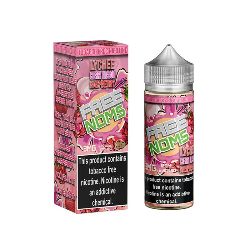 FreeNoms 120mL e-Juice Nomenon e-Juice Lychee Cherry Blossom Raspberry / 3mg / 120mL