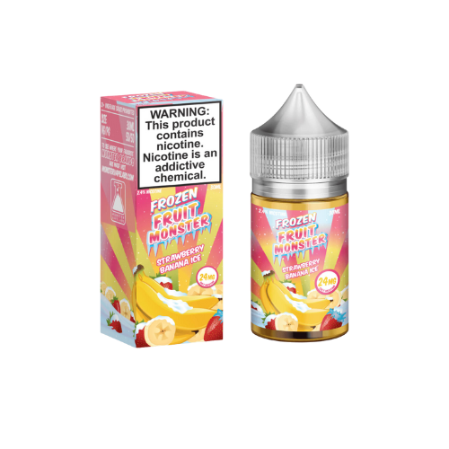 Frozen Fruit Monster Salts Frozen Fruit Monster Nic Salt Juice Strawberry Banana Ice / 30mL / 24mg & 48mg