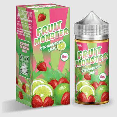 Fruit Monster 100mL Monster Labs E-Juice Strawberry Lime  / 0mg / 100mL