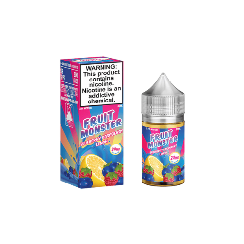 Fruit Monster Salts 30mL Monster Labs Nic Salt Juice Blue Raspberry Lemon Fruit Monster Salts / 24mg / 30mL