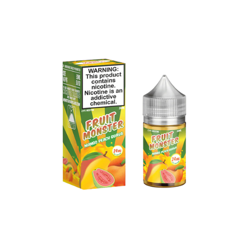 Fruit Monster Salts 30mL Monster Labs Nic Salt Juice Mango Peach Guava Fruit Monster Salts / 24mg / 30mL