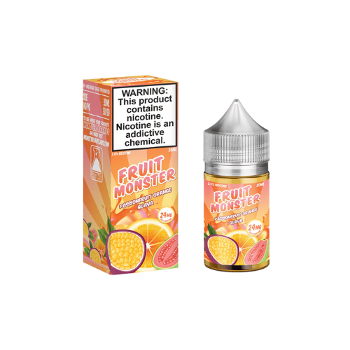 Fruit Monster Salts 30mL Monster Labs Nic Salt Juice Passionfruit Orange Guava Fruit Monster Salts / 24mg / 30mL