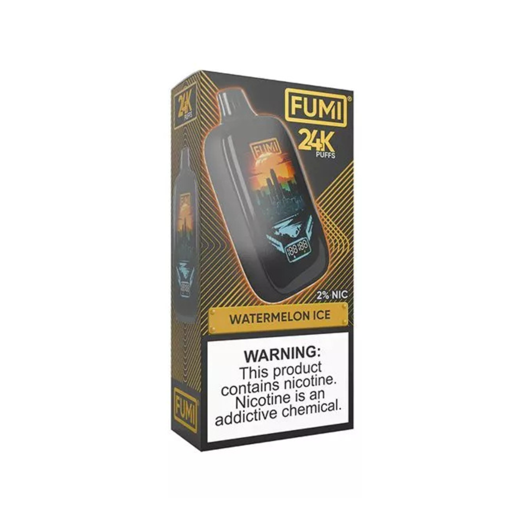 Fumi 24k Disposable Vape | Watermelon Ice | 24000+ | 2% (20mg)