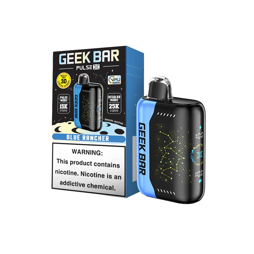 Geek Bar Pulse X 25000 5% Geek Bar Disposables Blue Rancher / 5% / 25000+