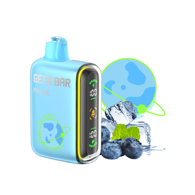 Geekbar Pulse 15000 5% Geek Bar Disposables Blue Razz Ice / 5% / 15000+