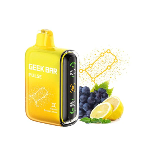 Geek Bar Pulse 15000 5% Geek Bar Disposables Grape Lemon / 5% / 15000+