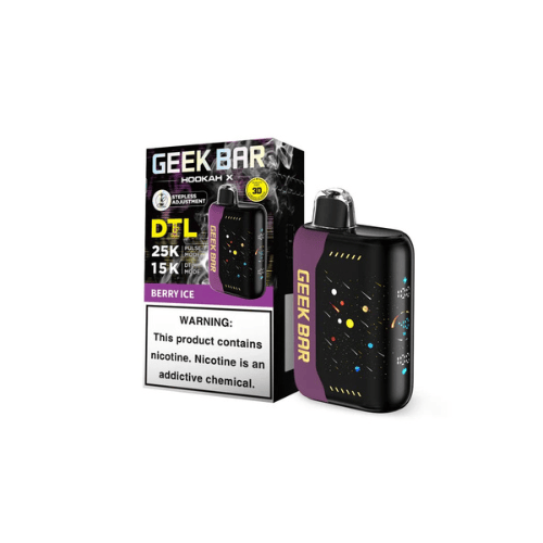 Geek Bar Hookah X DTL 25K Geek Bar Disposables Berry Ice / 0.6% (6mg) / 25000+