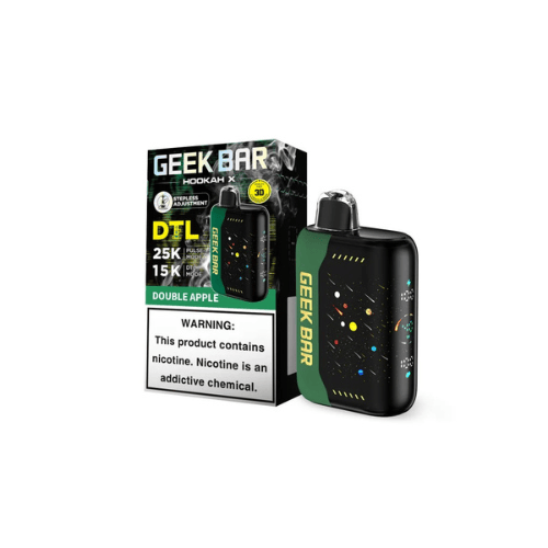 Geek Bar Hookah X DTL 25K Geek Bar Disposables Double Apple / 0.6% (6mg) / 25000+