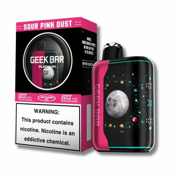 Geek Bar Pulse X 25000 5% Geek Bar Disposables Sour Pink Dust (Platinum Version) / 5% (50mg) / 25000+