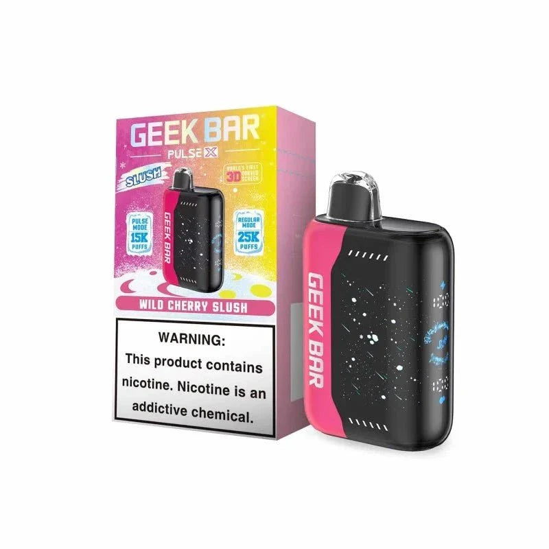 Geek Bar Pulse X 25000 5% Geek Bar Disposables Wild Cherry Slush / 5% (50mg) / 25000+