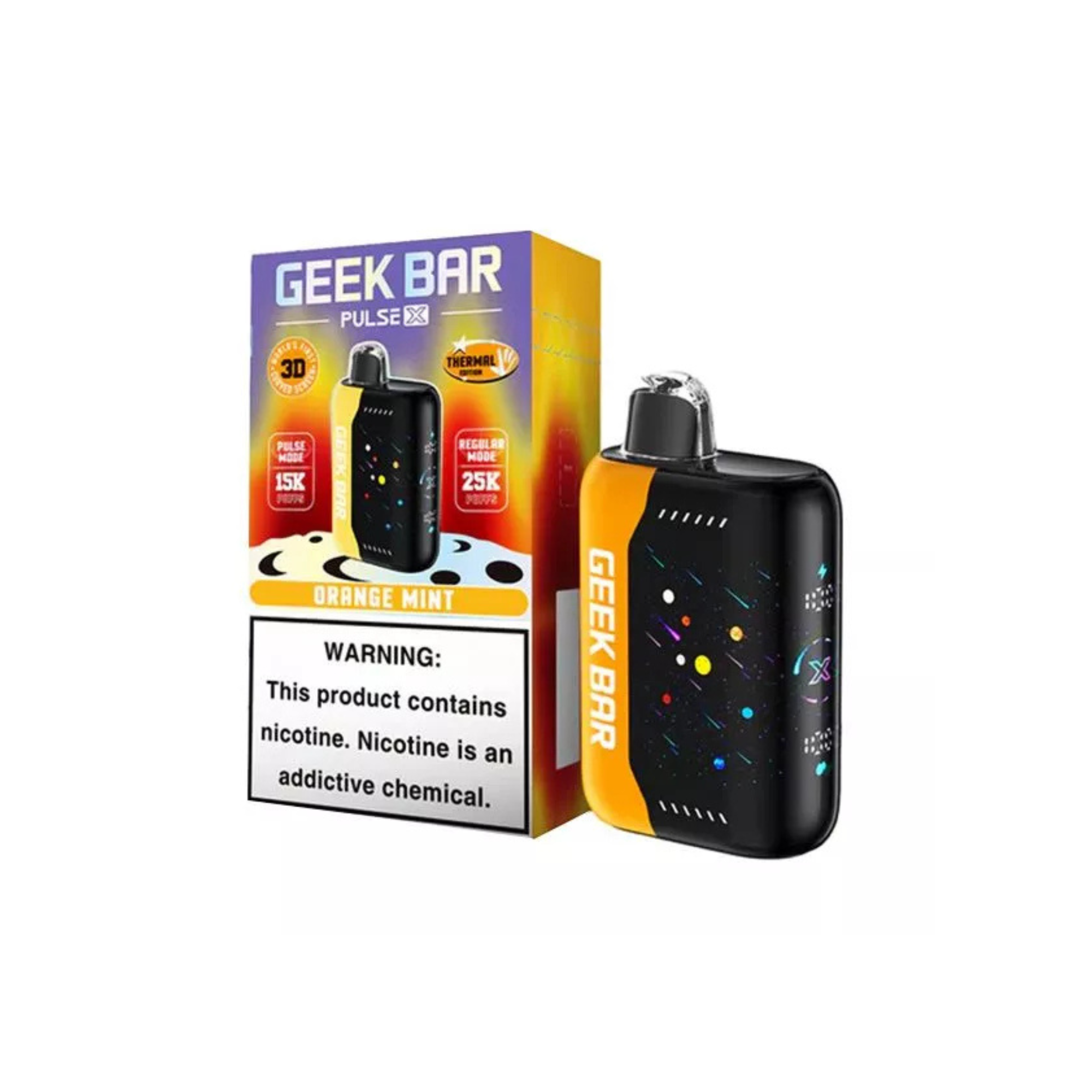 Geek Bar Pulse X 25000 5% Geek Bar Disposables Orange Mint / 5% (50mg) / 25000+