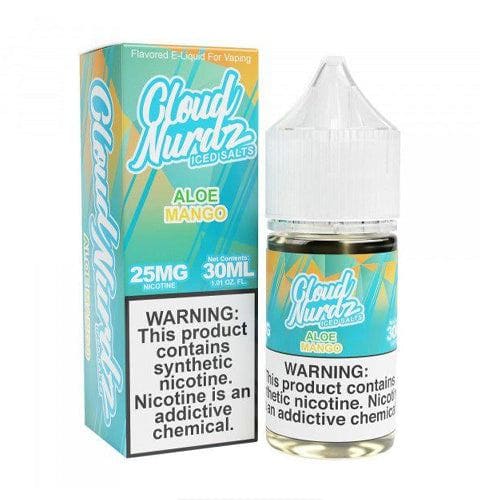 Cloud Nurdz Iced Salt 30mL Cloud Nurdz Nicotine Salt Juice Iced Aloe Mango / 25mg