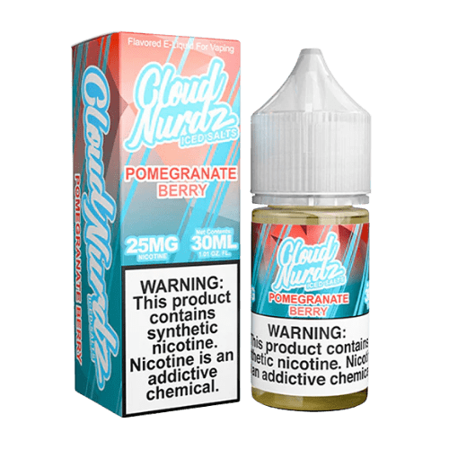 Cloud Nurdz Iced Salt 30mL Cloud Nurdz Nicotine Salt Juice Iced Pomegranate Berry / 25mg