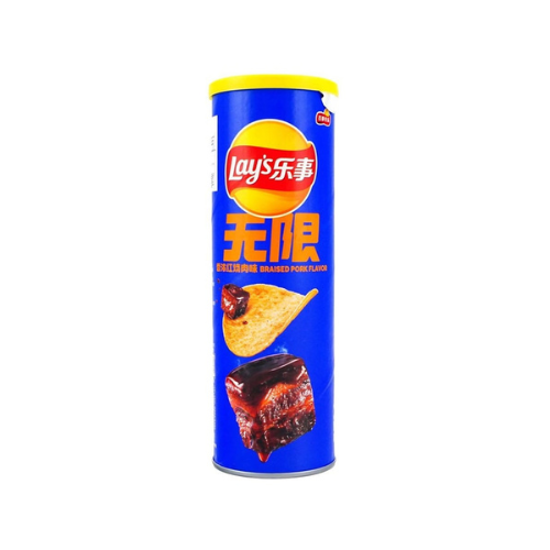 Imported Lays Braised Pork Flavor 90g Imported Snacks and Drinks