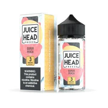 Juice Head Freeze 100mL Juice Head E-Juice Guava Peach Freeze / 3mg / 100mL