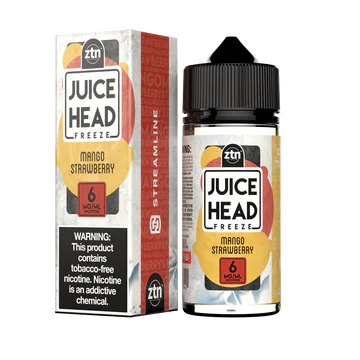 Juice Head Freeze 100mL Juice Head E-Juice Mango Strawberry Freeze / 3mg / 100mL