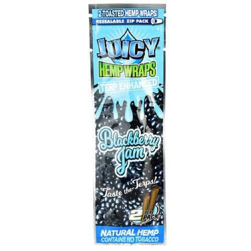Juicy Organic Wraps High Hemp Wraps Smoking Accessories Blackberry Jam / 2-Pack
