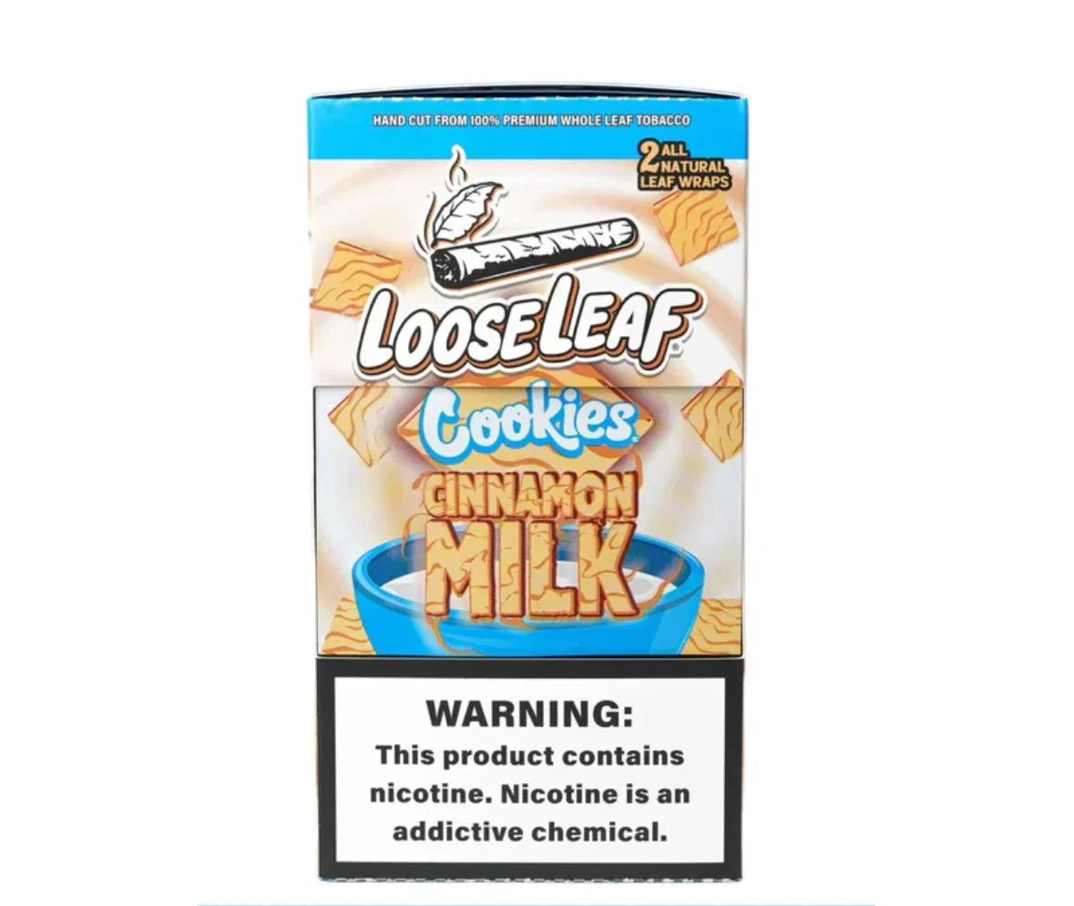 Loose Leaf All Natural Wraps Loose Leaf Smoking Accessories Cookies Cinnamon Milk