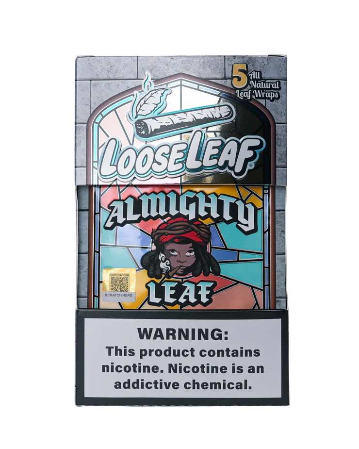 Loose Leaf All Natural Wraps Loose Leaf Smoking Accessories Almighty Leaf