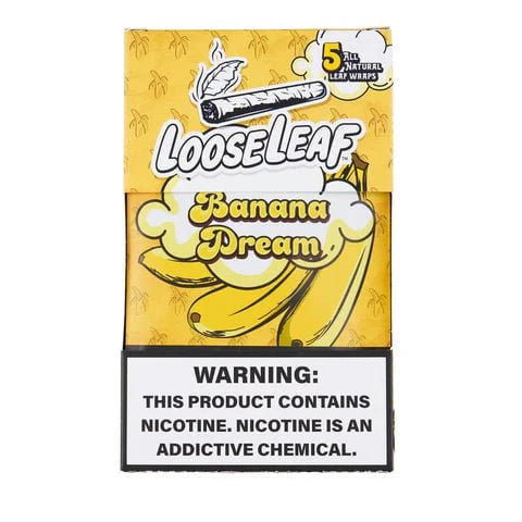 Loose Leaf All Natural Wraps Loose Leaf Smoking Accessories Banana Dream